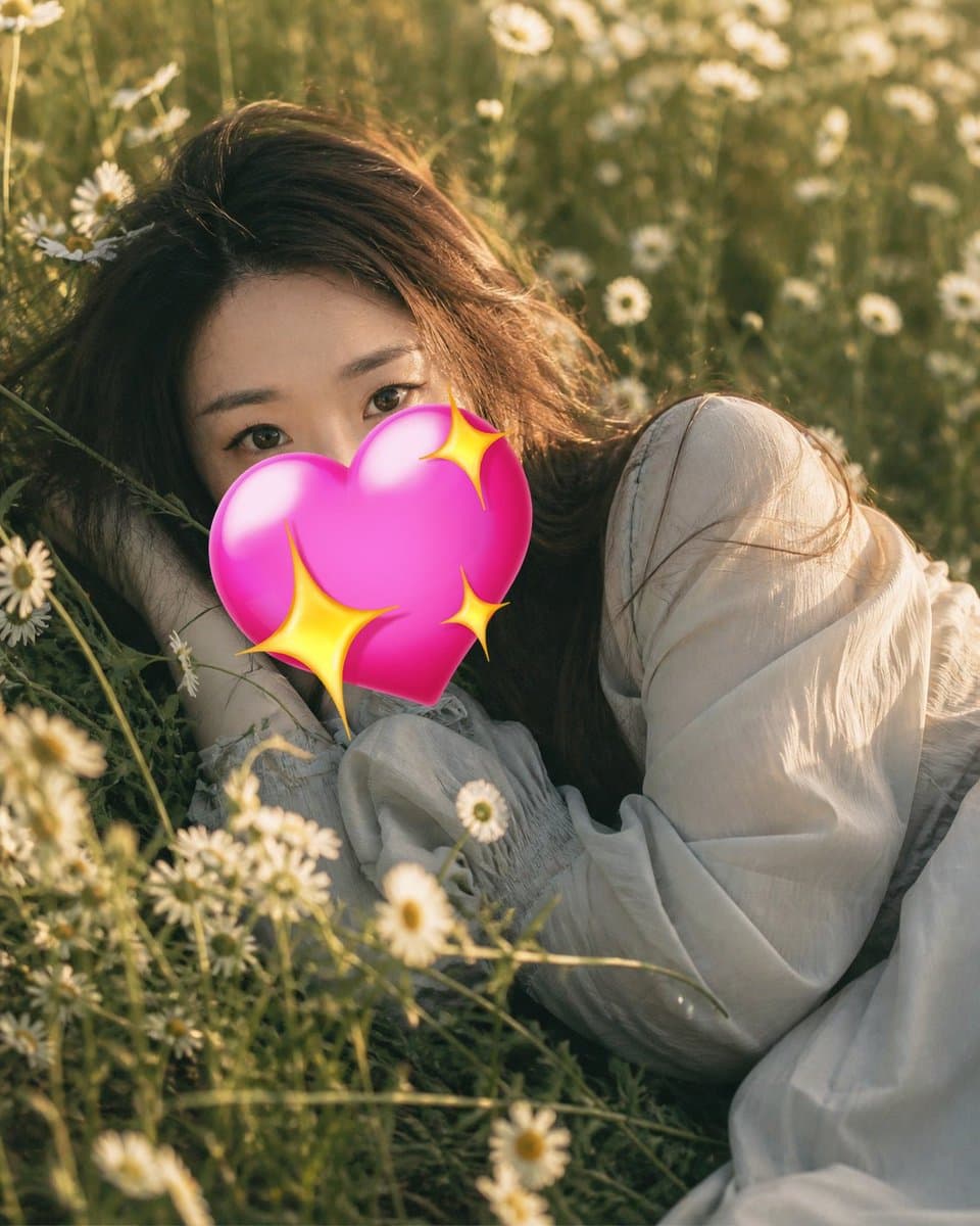 Golden Hour Daisy Field Portrait preview image 1