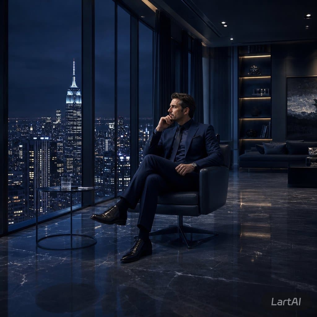 Luxury Penthouse Executive at Night preview image 1