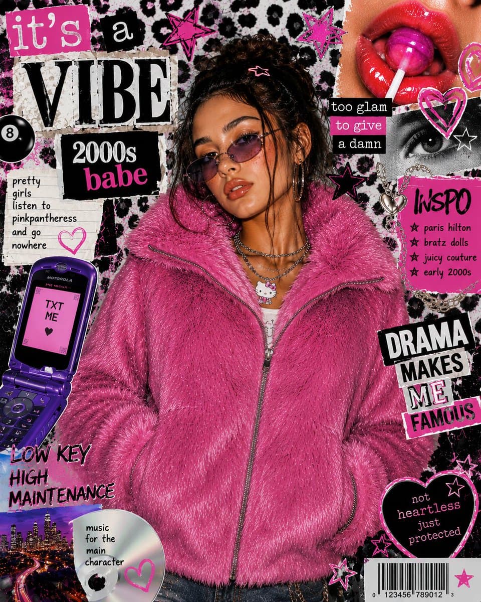 Y2K Japanese Street Editorial Poster preview image 2
