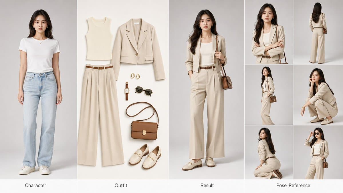 AI Fashion Comparison Poster preview image 1