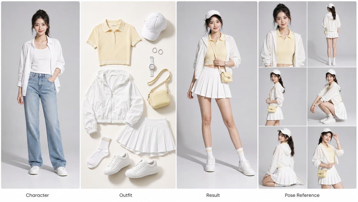 AI Fashion Comparison Poster preview image 2