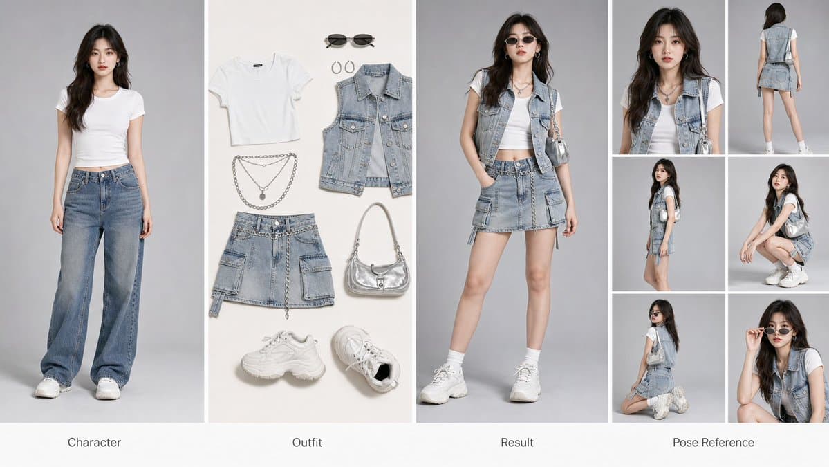 AI Fashion Comparison Poster preview image 4