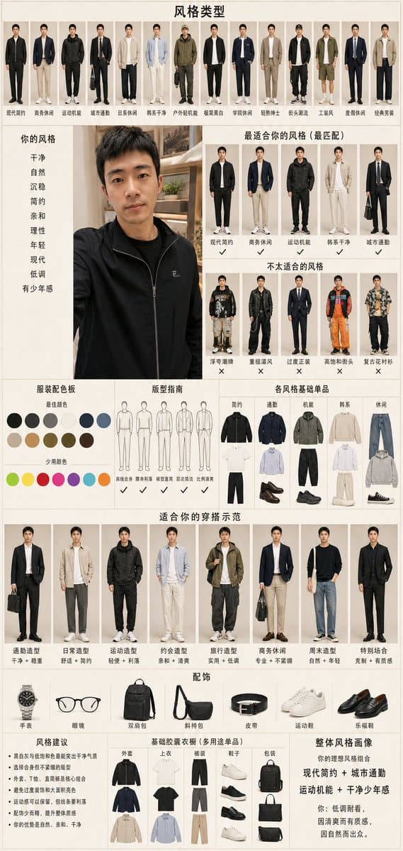 Men's Fashion Style Diagnosis Report preview image 1