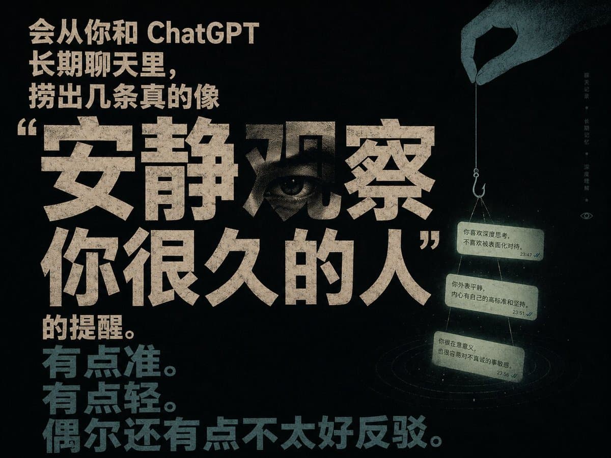 Quiet Observation ChatGPT Memory Poster preview image 1