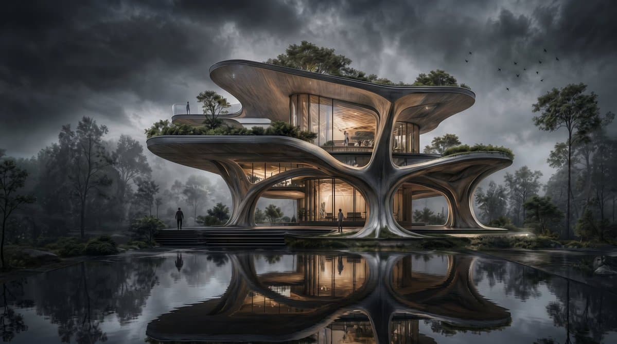 Arboreal Architecture Presentation Board preview image 4