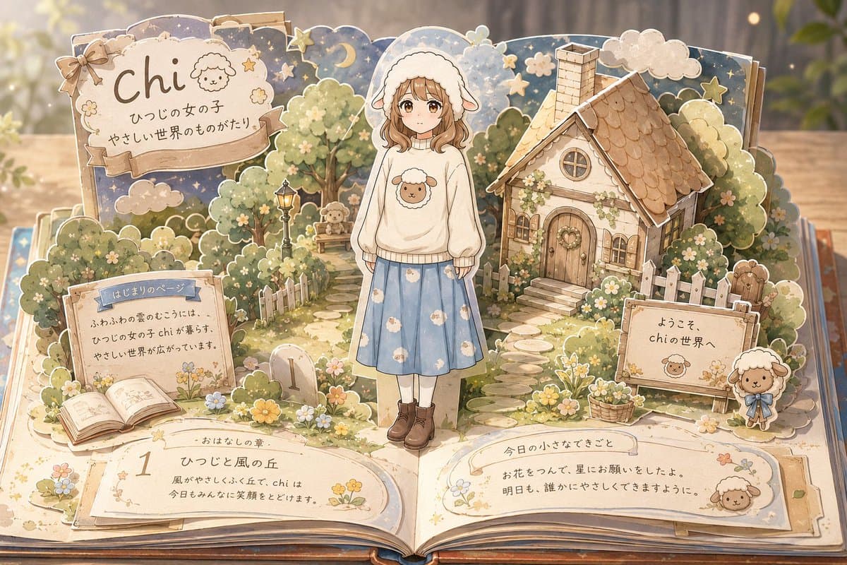 Sheep Girl Pop-Up Storybook preview image 1