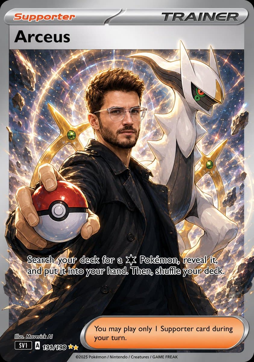 Anime Pokemon Trainer Card preview image 1