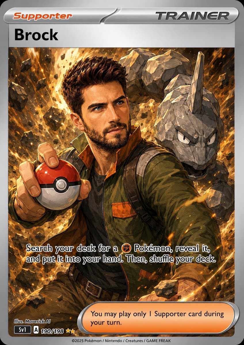 Anime Pokemon Trainer Card preview image 2