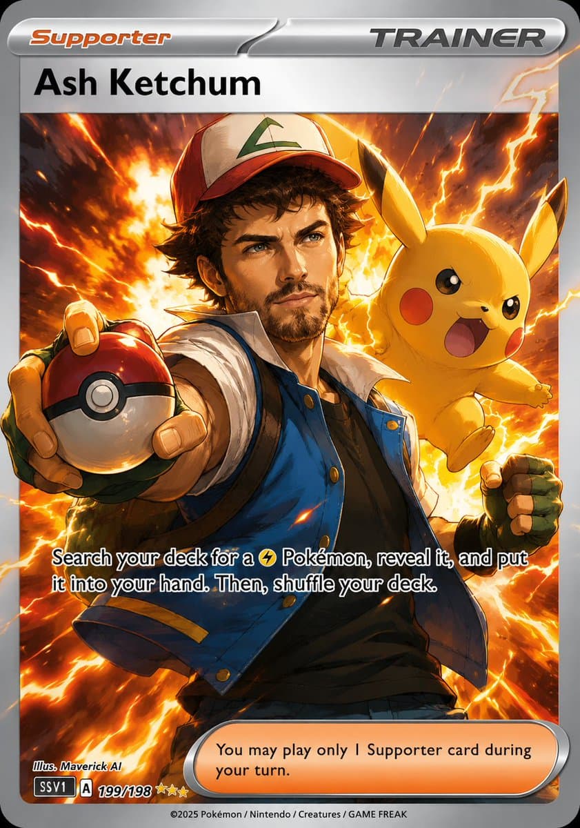 Anime Pokemon Trainer Card preview image 4