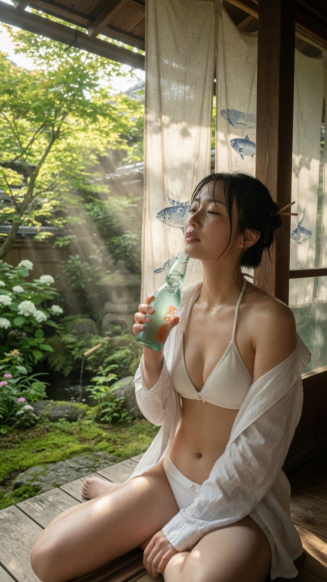 Japanese Veranda Summer Portrait preview image 2