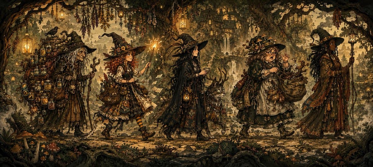 Witchcore Forest Procession preview image 1