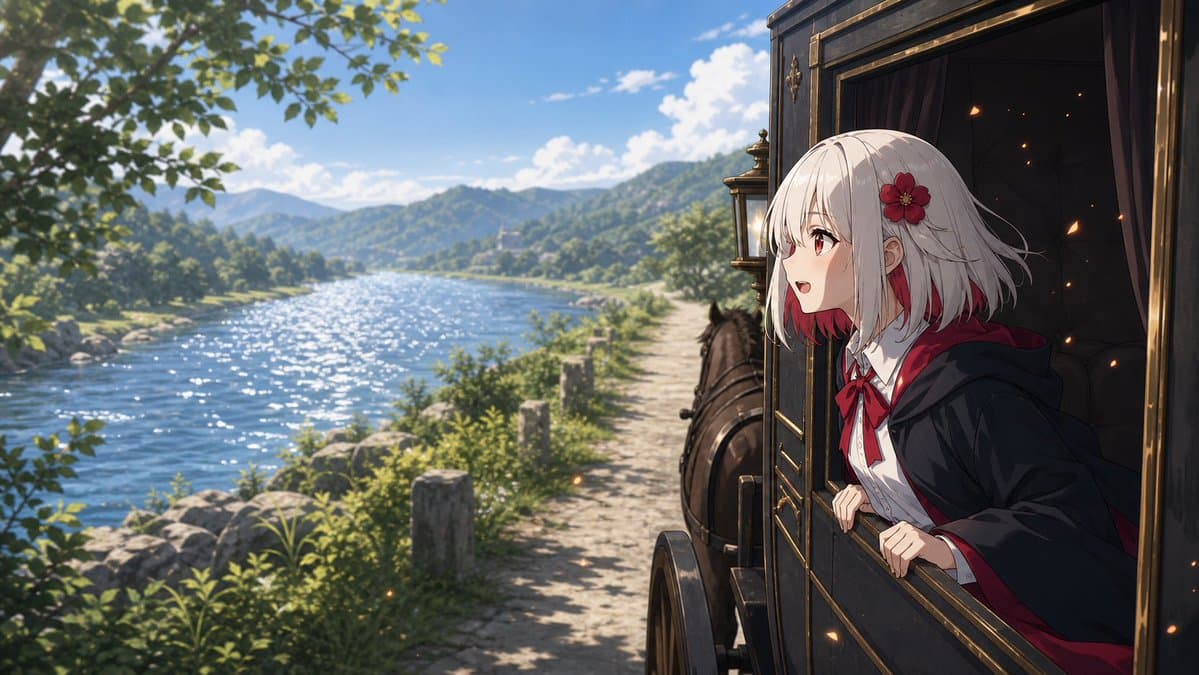 Scarlet Mage Riverside Carriage Journey preview image 1