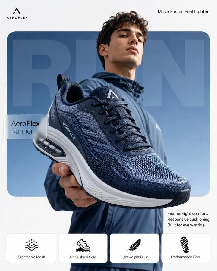 Premium Product Campaign Poster preview image 2