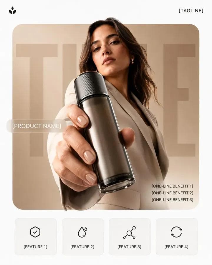 Premium Product Campaign Poster preview image 3