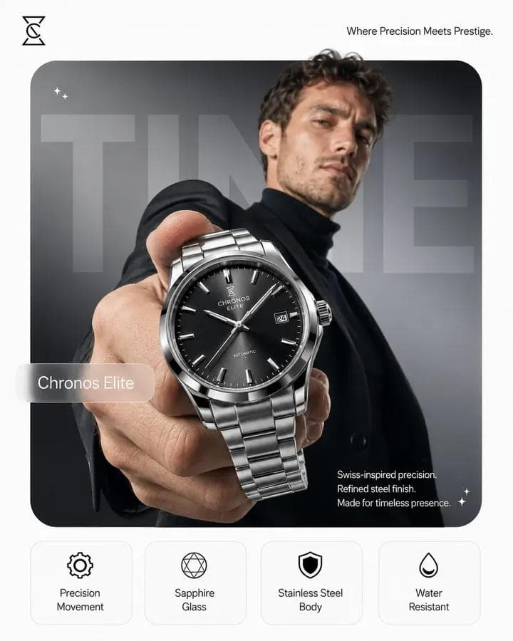 Premium Product Campaign Poster preview image 4