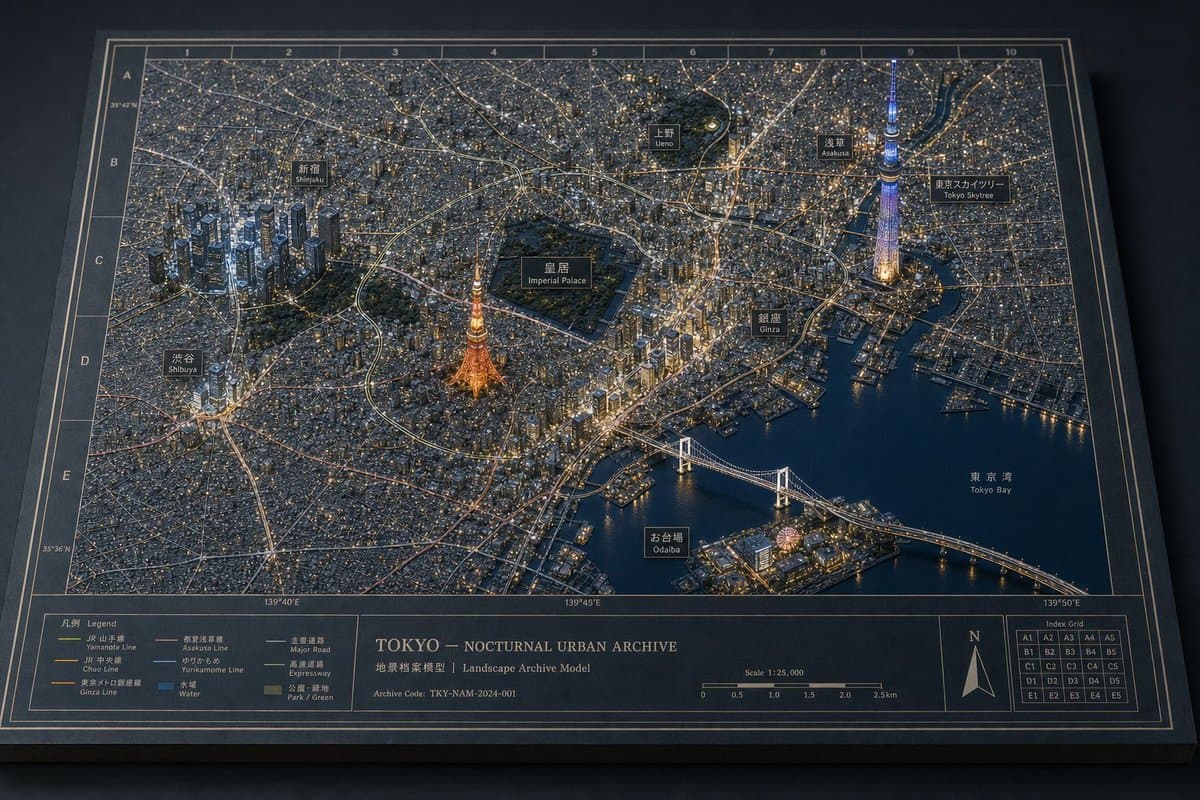 Tokyo Nocturnal Urban Archive preview image 1
