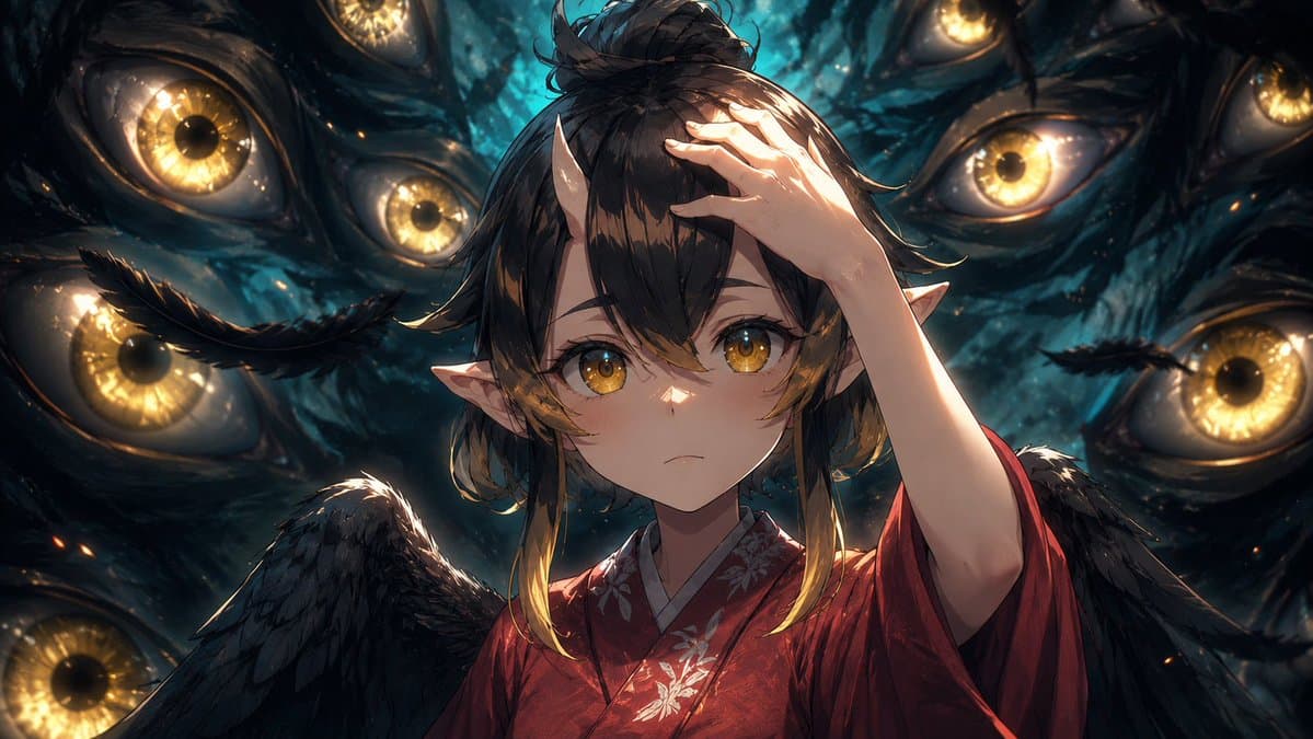 Censored Tengu Girl Among Eyes preview image 2