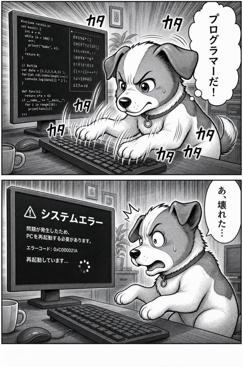 Dog Programmer Manga Comic preview image 1