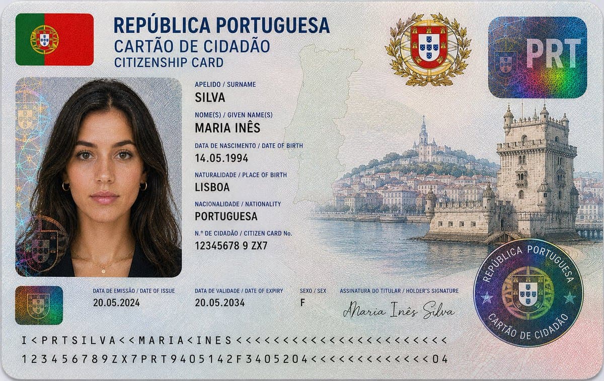 Nigerian Citizenship Identity Card Mockup preview image 1