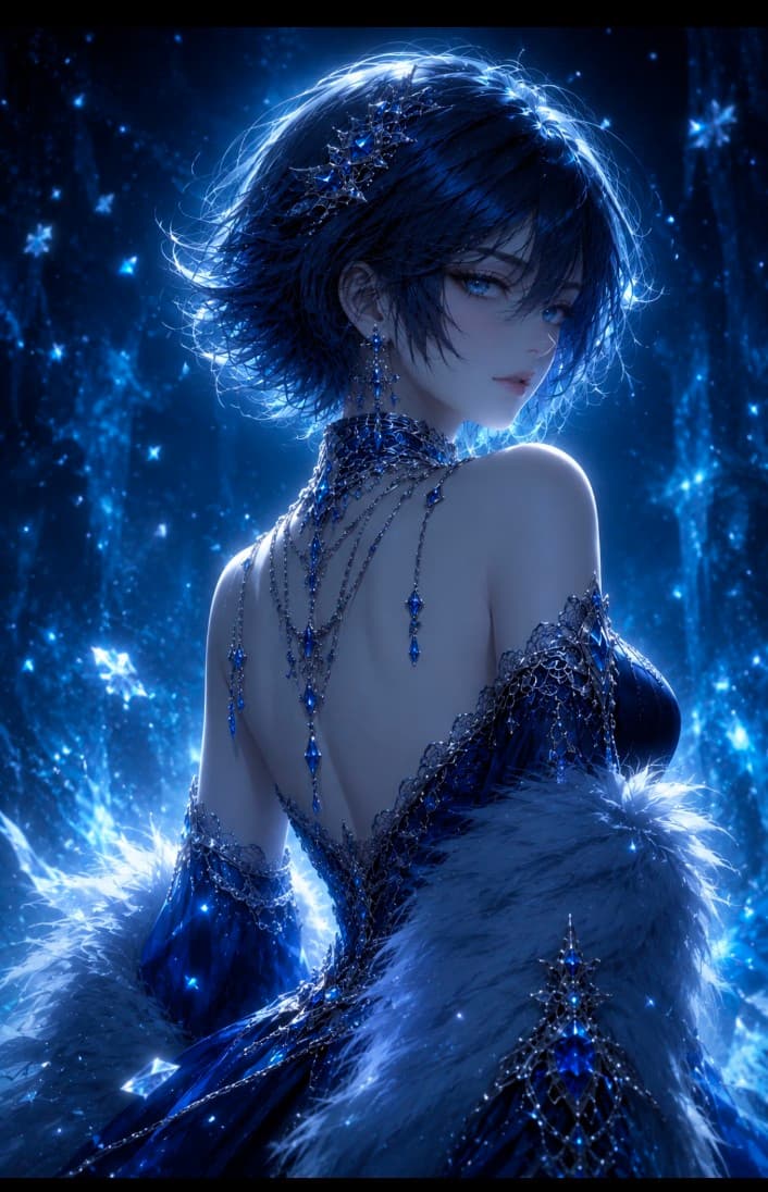 Dark Fantasy Anime Gothic Portrait preview image 2
