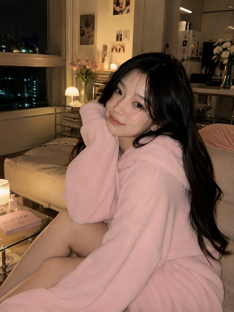Cozy Korean Living Room Portrait preview image 2