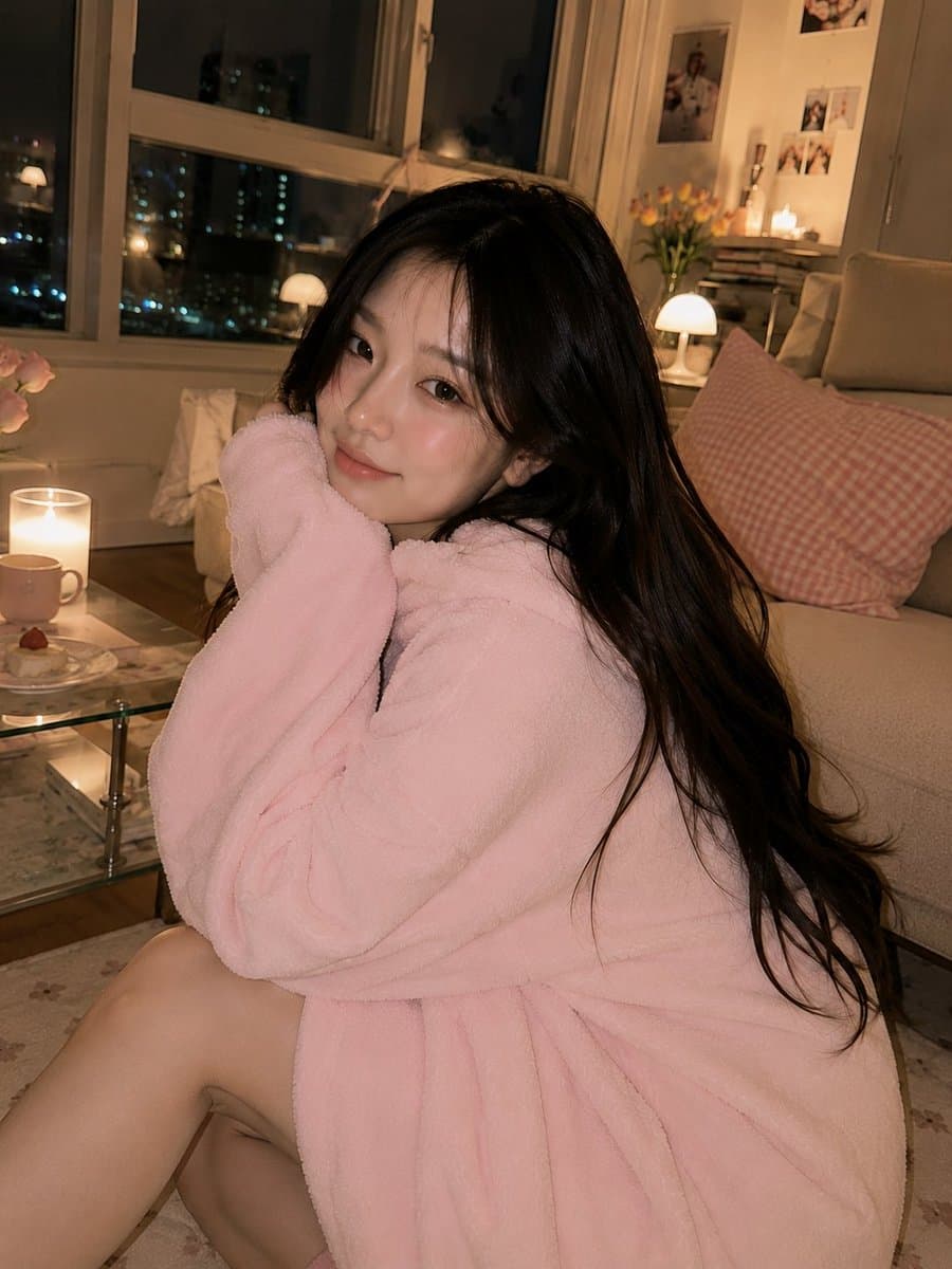 Cozy Korean Living Room Portrait preview image 3