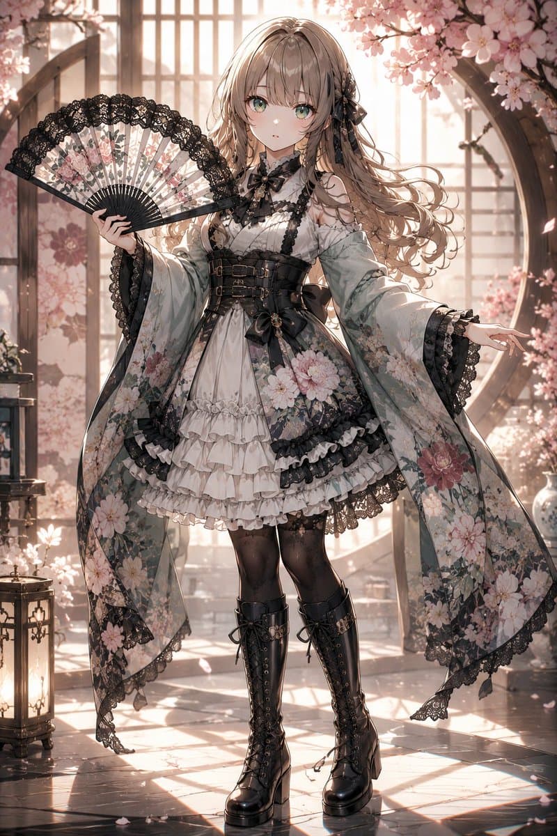 Gothic Lolita Furisode Outfit preview image 1