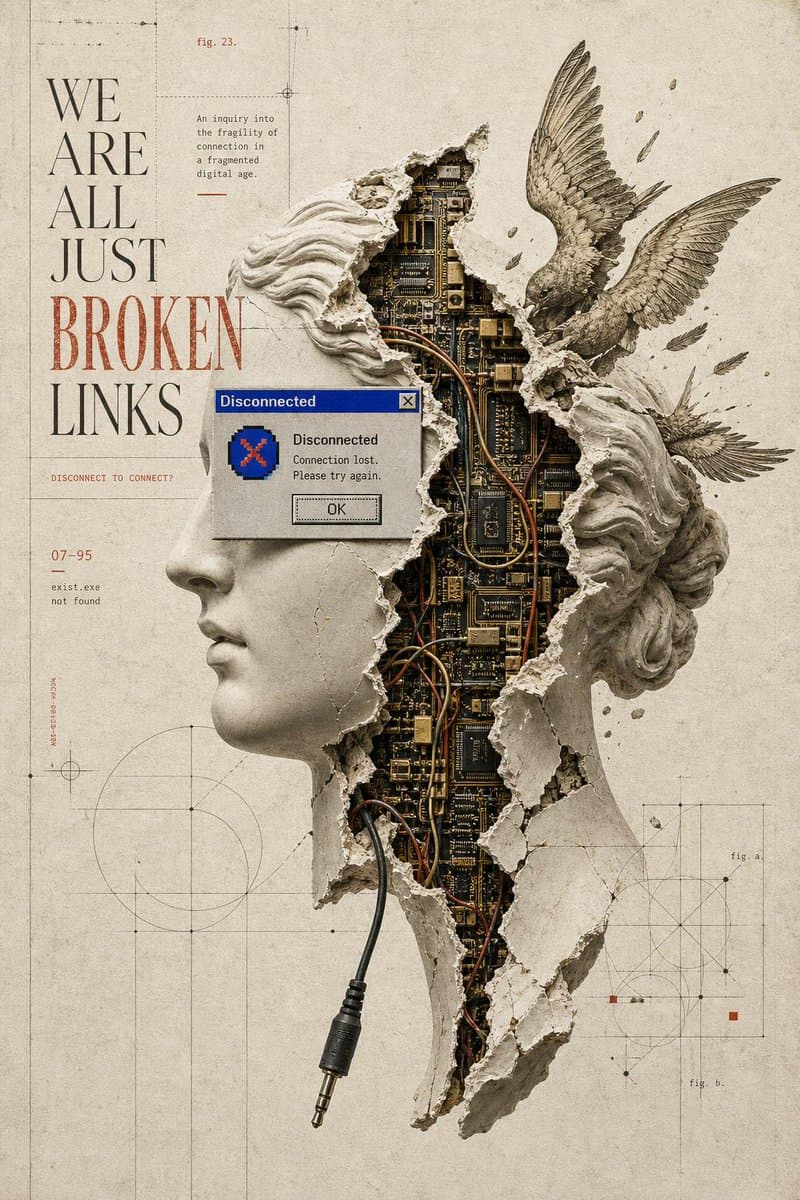 Broken Links Cybernetic Bust Poster preview image 1