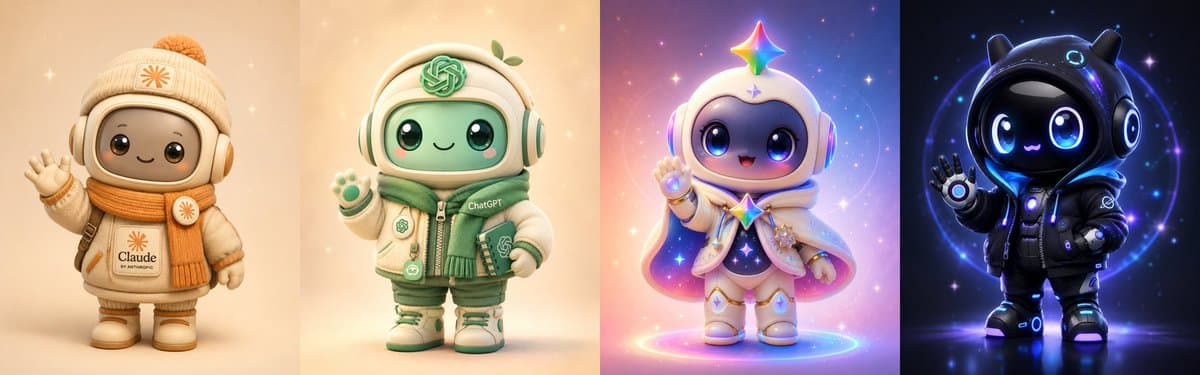 Cute AI Mascot Lineup preview image 1