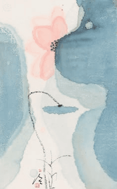 Minimalist Ink Wash Flower preview image 1