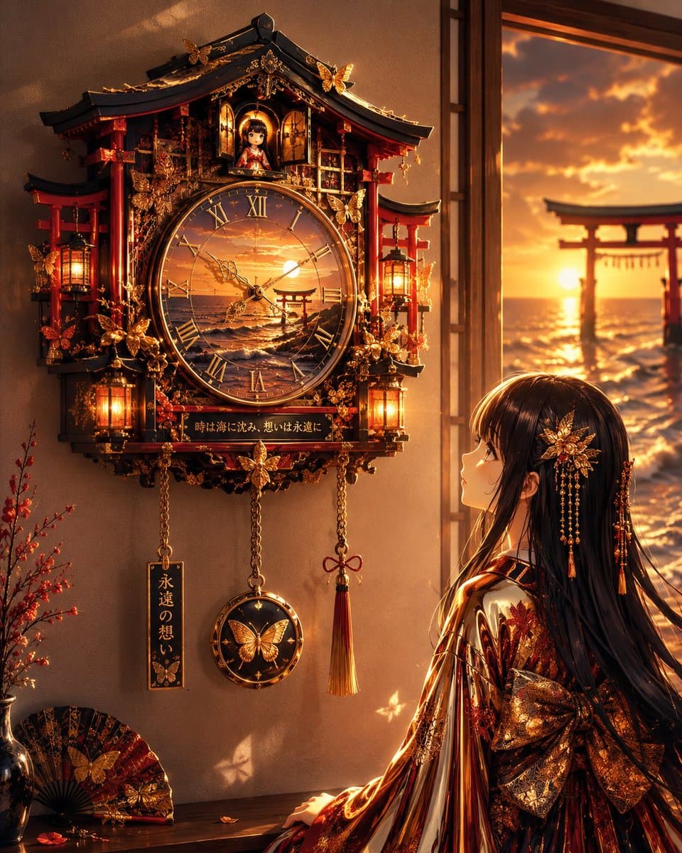 Illustration-to-Clock Transformation Prompt preview image 3