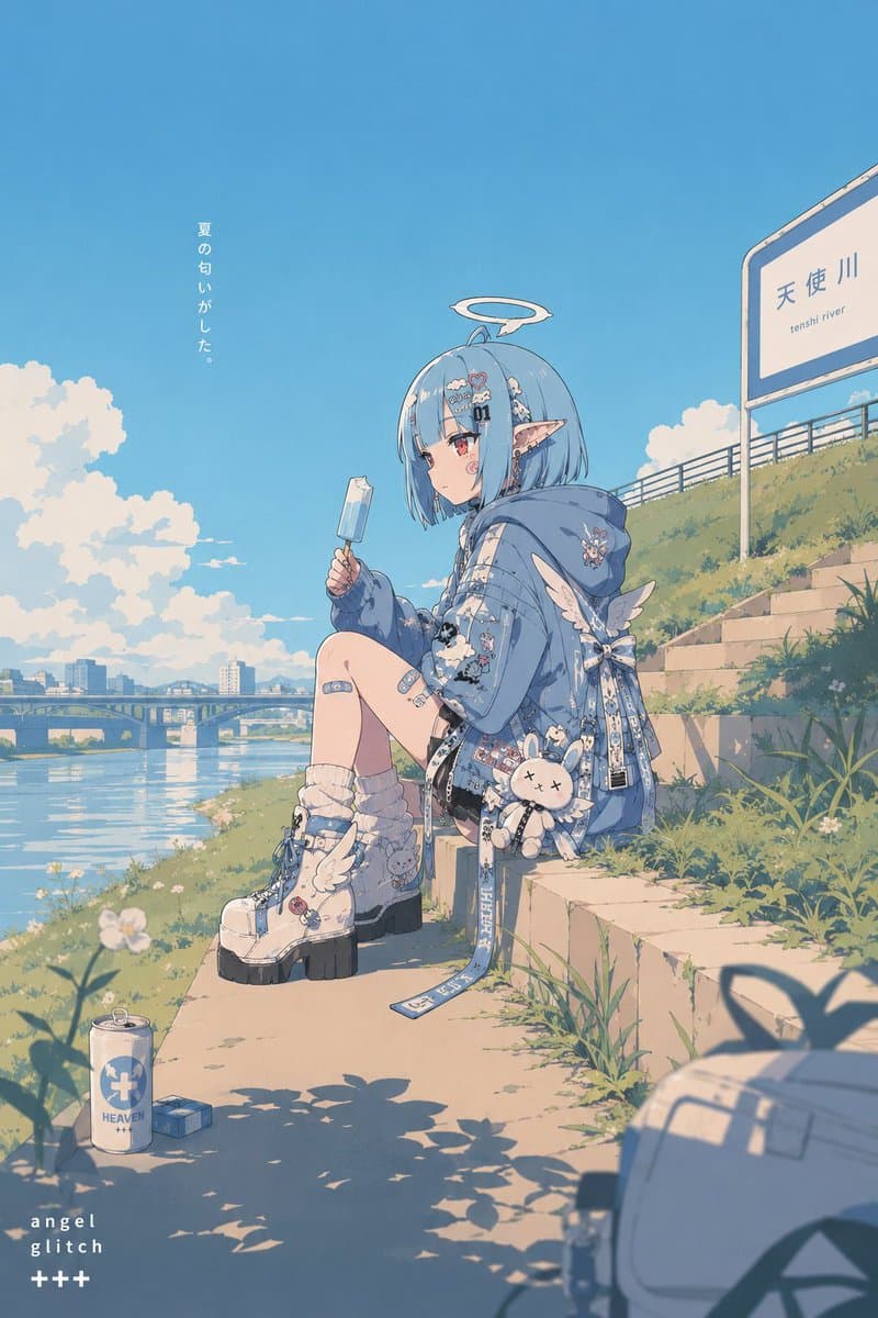 Retro Pop Riverbank Key Visual preview image 1