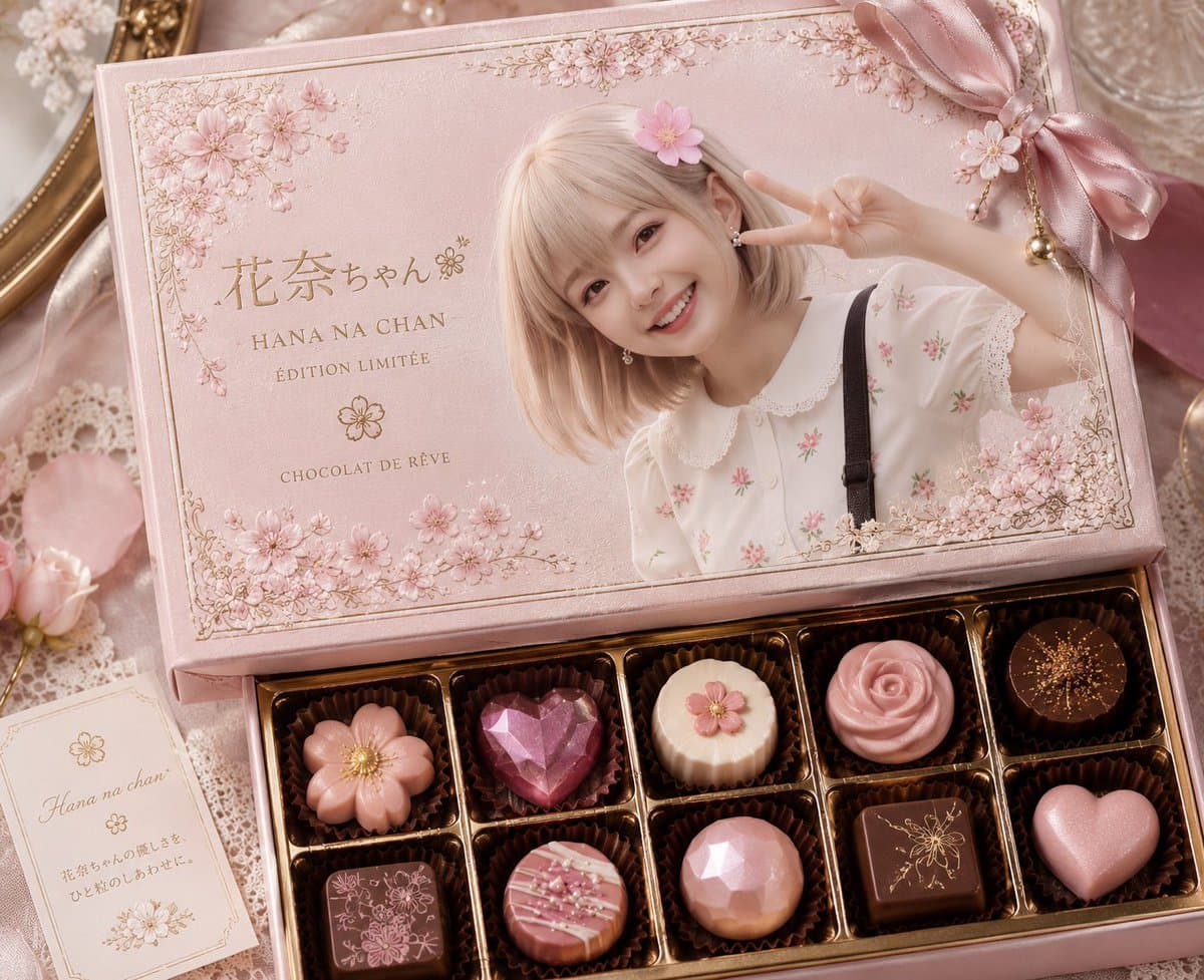Luxury Pink Chocolatier Gift Box preview image 1