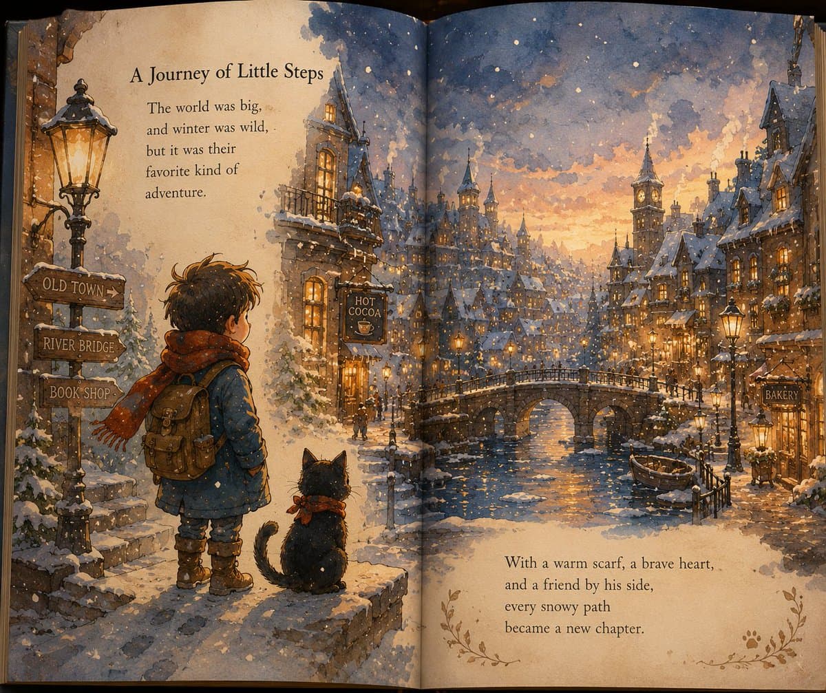 Magical Children's Storybook Illustration preview image 4