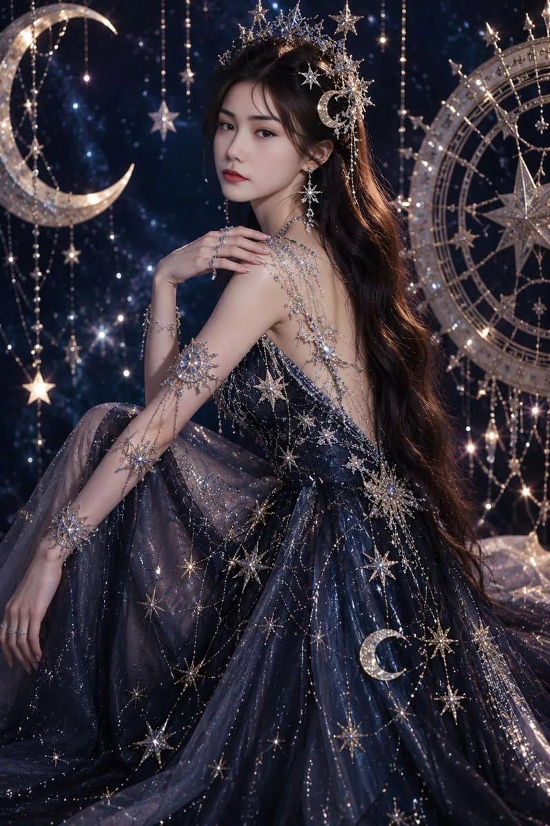 Celestial Fantasy Gown Portrait preview image 2