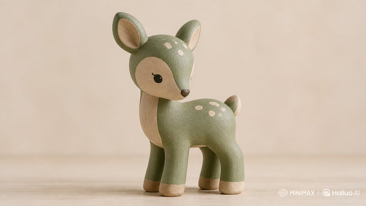 Scandinavian Wooden Toy Figure preview image 3
