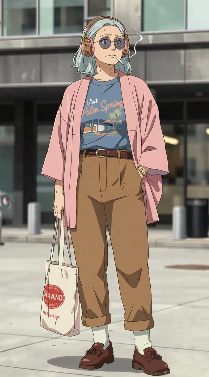 Anime Street Fashion Woman preview image 1
