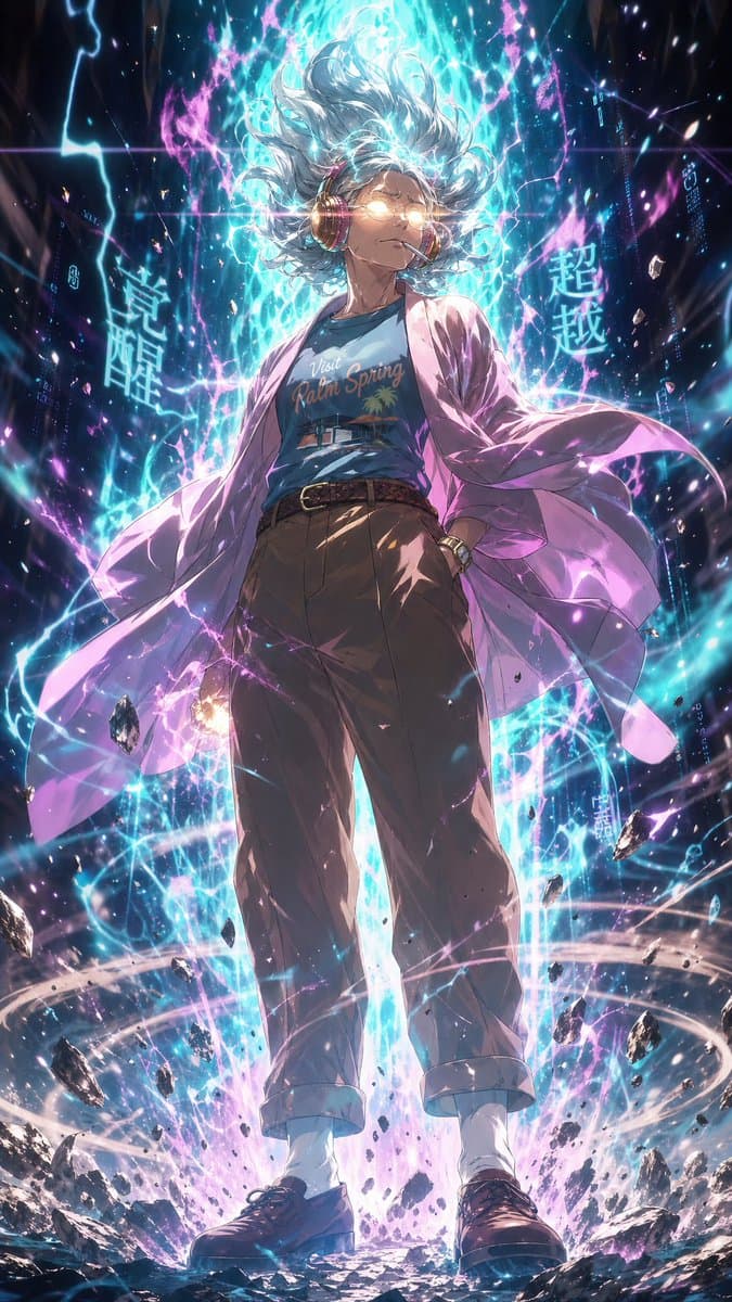 Cyberpunk Anime Energy Awakening preview image 1