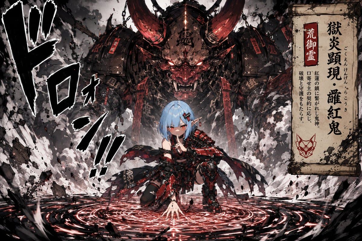 Summoning Jutsu i2i Manga Prompt preview image 1