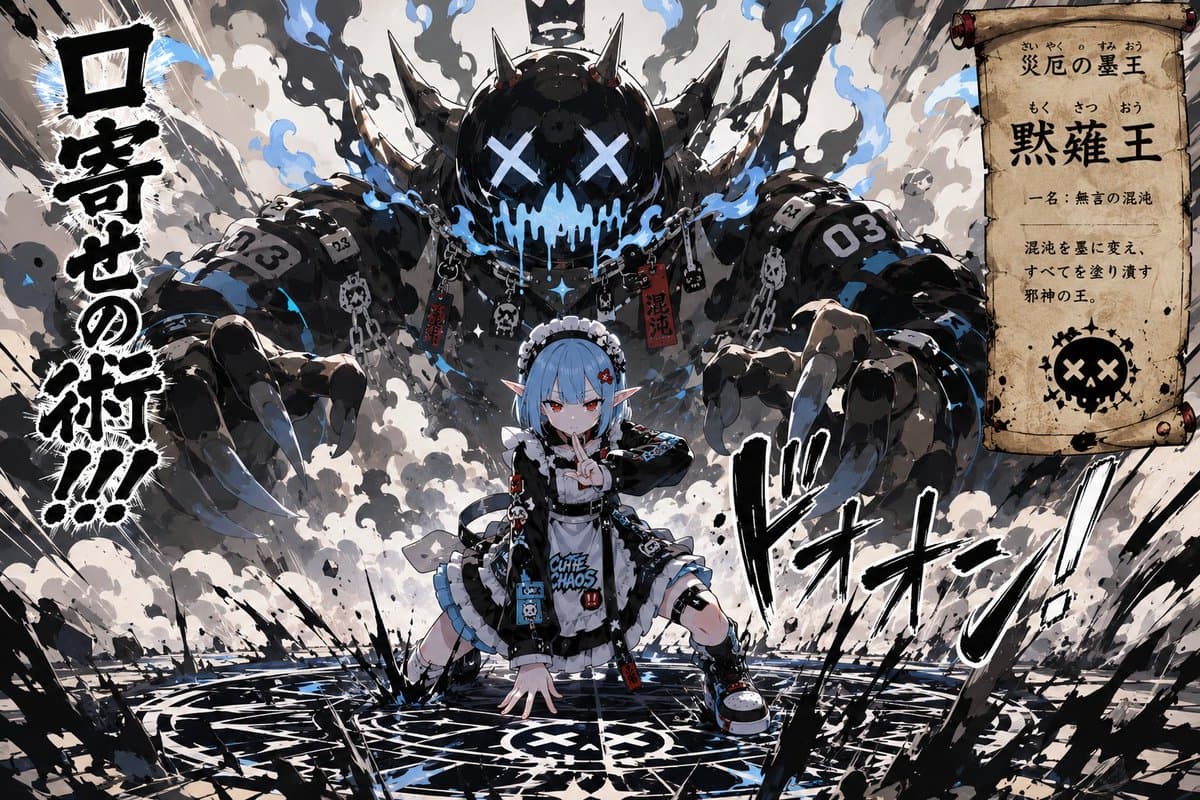Summoning Jutsu i2i Manga Prompt preview image 2