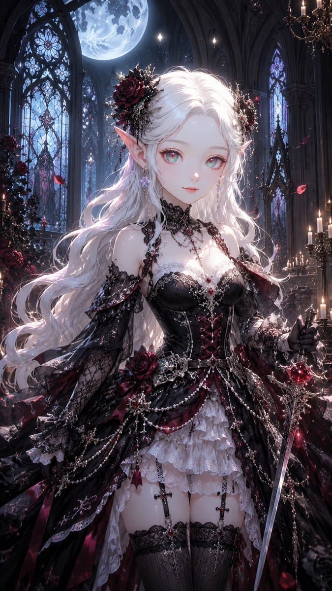 Elegant Gothic Lolita Character Transformation preview image 3