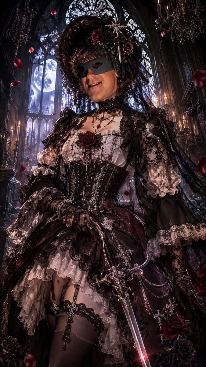 Elegant Gothic Lolita Character Transformation preview image 4