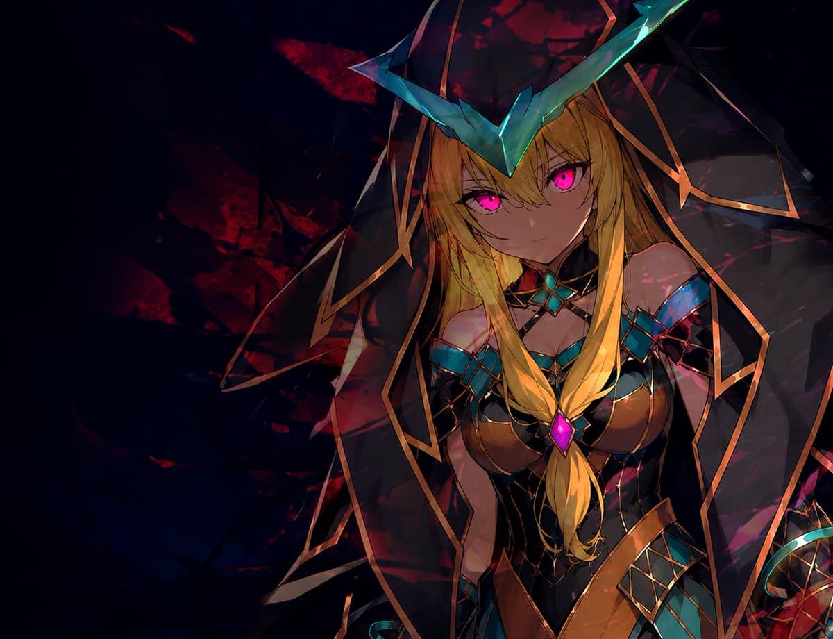 Dark Fantasy Anime Sorceress preview image 1