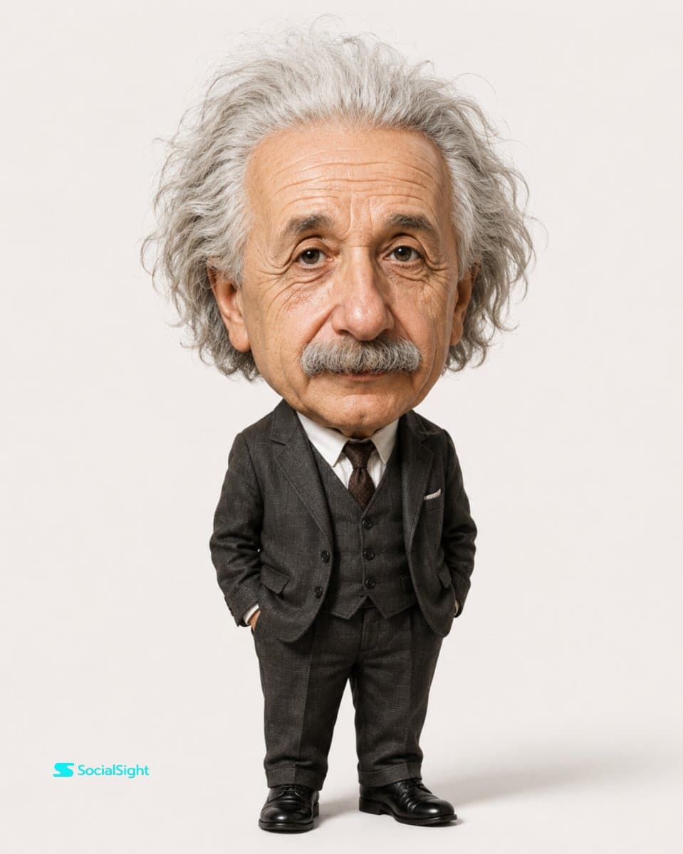 Photorealistic CGI Big Head Caricature preview image 2