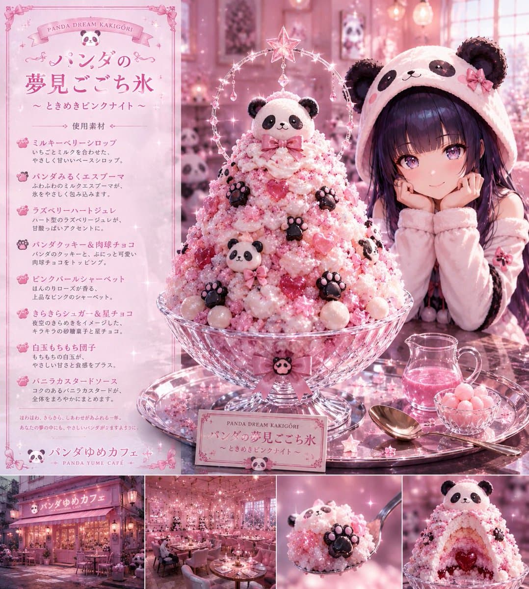 Fantasy Japanese Kakigori Design preview image 1