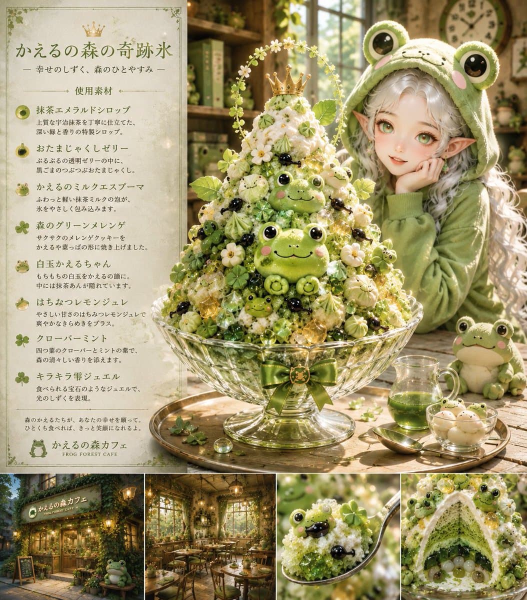 Fantasy Japanese Kakigori Design preview image 2
