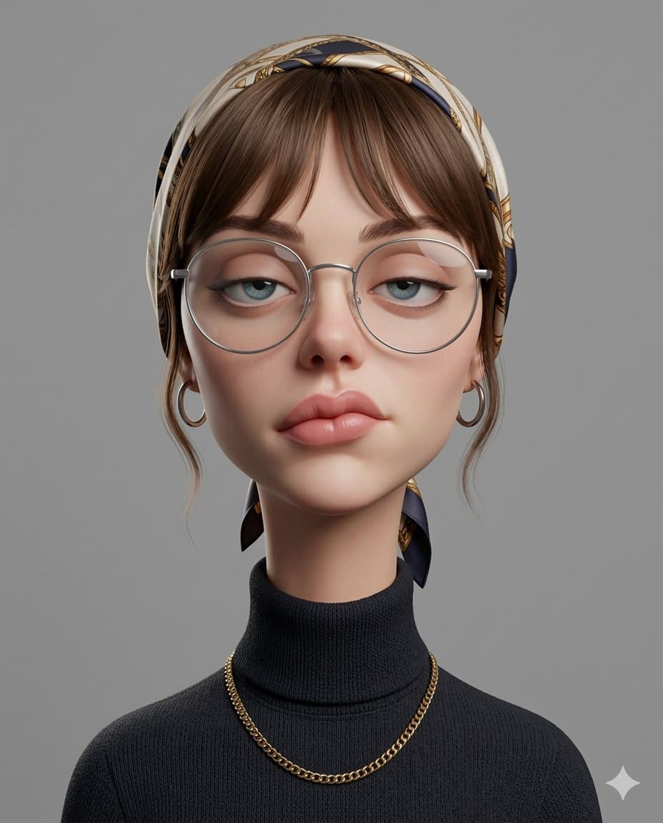 Stylized 3D Caricature Portrait preview image 2