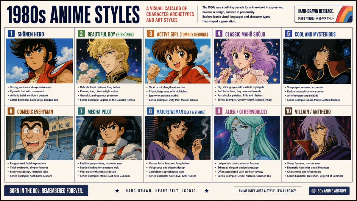 Anime Style Infographic Catalog preview image 2