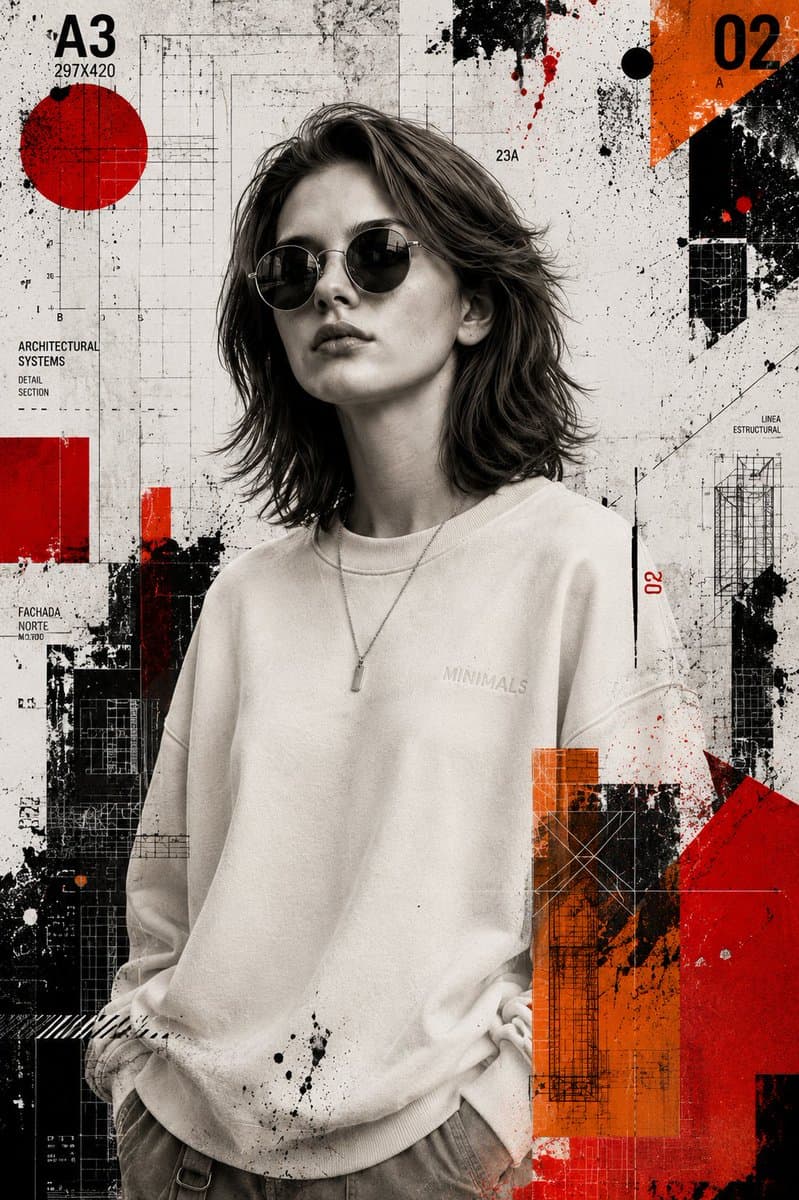 Trash Polka Mixed Media Artwork preview image 2