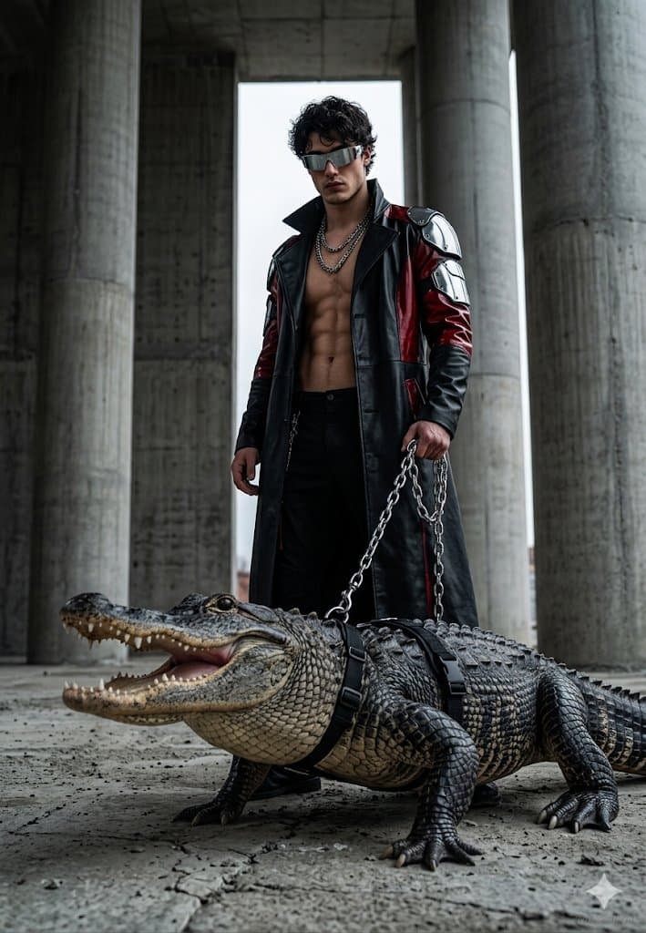 Brutalist Fashion with Alligator preview image 2